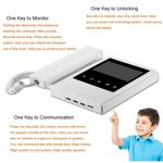 Casa si Gradina - Electrice - Smart Home - Accesorii control acces si supraveghere - Videointerfon cu receptor, CRISTALIS SALE™, Ecran TFT LCD color de 5 Inch, Viziune nocturna cu Infrarosu, Bidirectional - Infinity.ro