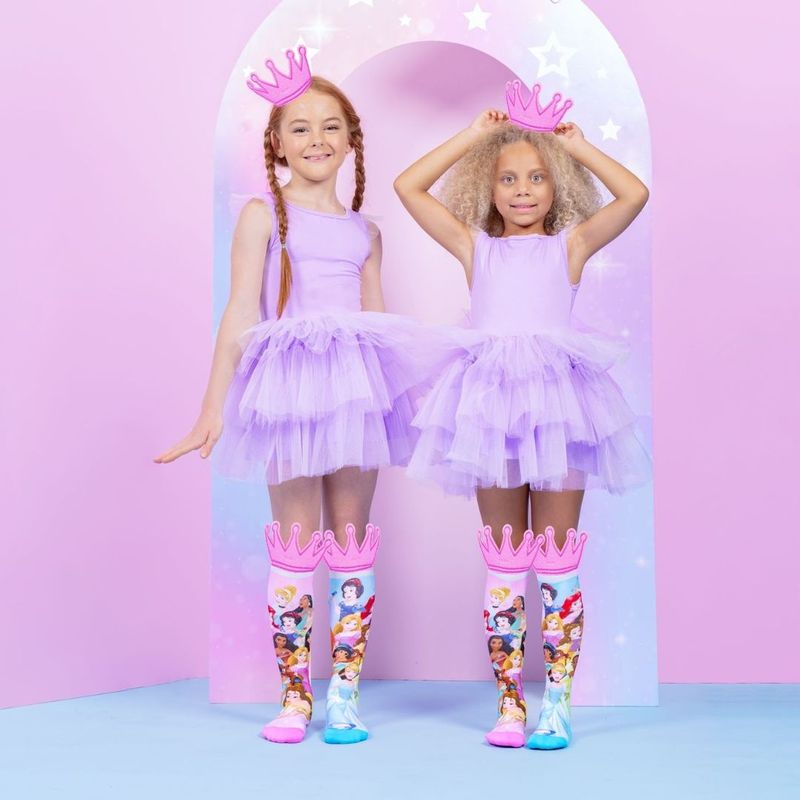 Fashion, accesorii si bijuterii - Copii - Lenjerie si pijamale copii - Sosete si dresuri copii - Sosete lungi colorate Madmia pentru fete fantasy Disney princess 6-99 ani - Infinity.ro