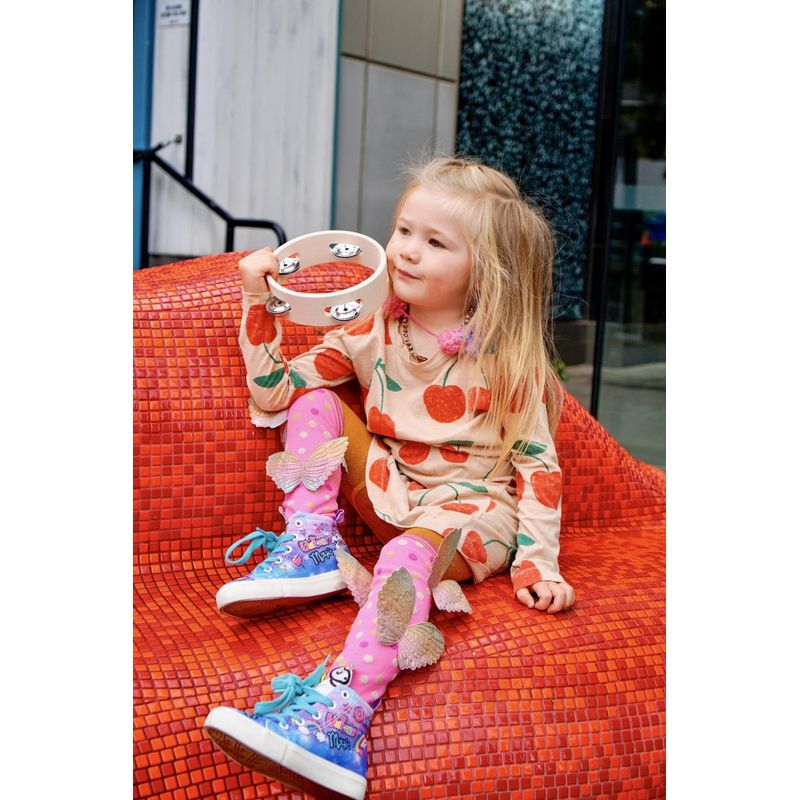 Fashion, accesorii si bijuterii - Copii - Lenjerie si pijamale copii - Sosete si dresuri copii - Sosete lungi colorate Madmia pentru fete Butterfly 6-99 ani - Infinity.ro