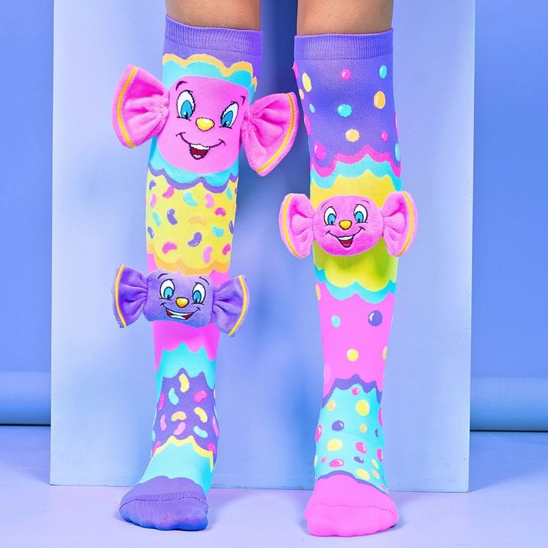 Fashion, accesorii si bijuterii - Copii - Lenjerie si pijamale copii - Sosete si dresuri copii - Sosete lungi colorate Madmia pentru fete Jolly lolly 3-5 ani - Infinity.ro