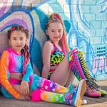 Fashion, accesorii si bijuterii - Copii - Lenjerie si pijamale copii - Sosete si dresuri copii - Sosete lungi colorate Madmia pentru fete fantasy Safari 6-99 ani - Infinity.ro