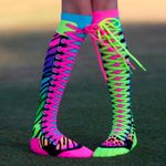 Fashion, accesorii si bijuterii - Copii - Lenjerie si pijamale copii - Sosete si dresuri copii - Sosete lungi colorate Madmia pentru fete fantasy Safari 6-99 ani - Infinity.ro