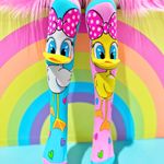 Fashion, accesorii si bijuterii - Copii - Lenjerie si pijamale copii - Sosete si dresuri copii - Sosete lungi colorate Madmia pentru fete Fluffy duck 3-5 ani - Infinity.ro