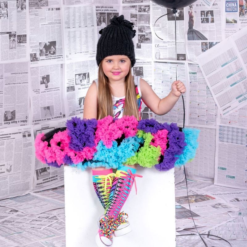 Fashion, accesorii si bijuterii - Copii - Lenjerie si pijamale copii - Sosete si dresuri copii - Sosete lungi colorate Madmia pentru fete fantasy Safari 3-5 ani - Infinity.ro