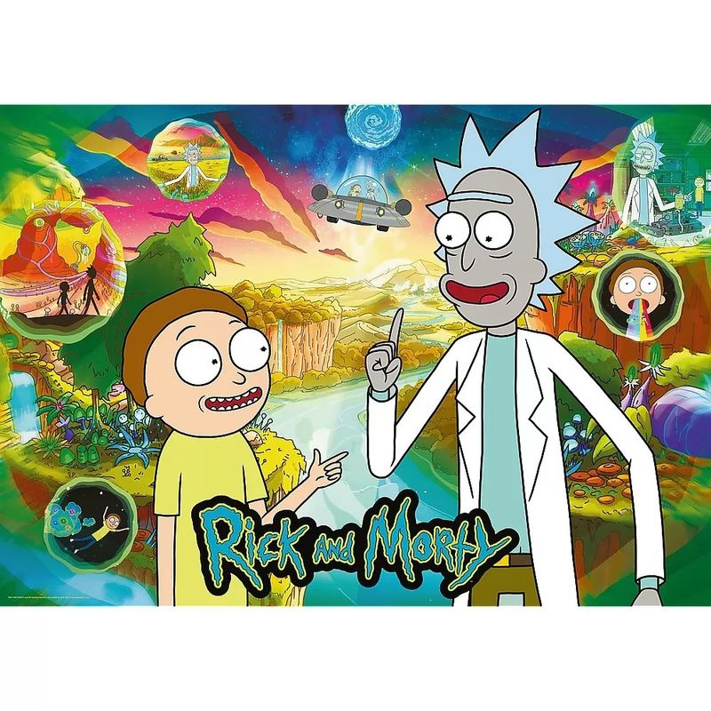 Jucarii, Copii si Bebe - Jucarii si jocuri - Jocuri si puzzle - Puzzle - Puzzle trefl 1000 premium plus rick si morty - Infinity.ro