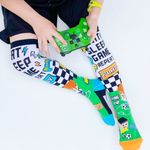 Fashion, accesorii si bijuterii - Copii - Lenjerie si pijamale copii - Sosete si dresuri copii - Sosete lungi colorate Madmia pentru baieti Game 3-5 ani - Infinity.ro