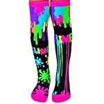 Fashion, accesorii si bijuterii - Copii - Lenjerie si pijamale copii - Sosete si dresuri copii - Sosete lungi colorate Madmia pentru fete Slime 6-99 ani - Infinity.ro