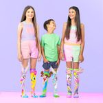 Fashion, accesorii si bijuterii - Copii - Lenjerie si pijamale copii - Sosete si dresuri copii - Sosete lungi colorate Madmia pentru baieti Bugs Bunny si Taz 6-99 ani - Infinity.ro