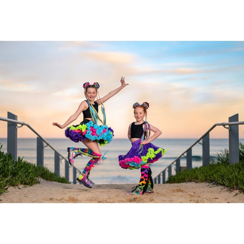 Fashion, accesorii si bijuterii - Copii - Lenjerie si pijamale copii - Sosete si dresuri copii - Sosete lungi colorate Madmia pentru fete Sunset 6-99 ani - Infinity.ro