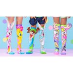Fashion, accesorii si bijuterii - Copii - Lenjerie si pijamale copii - Sosete si dresuri copii - Sosete lungi colorate Madmia pentru fete Tweety&Bugs Bunny 6-99 ani - Infinity.ro