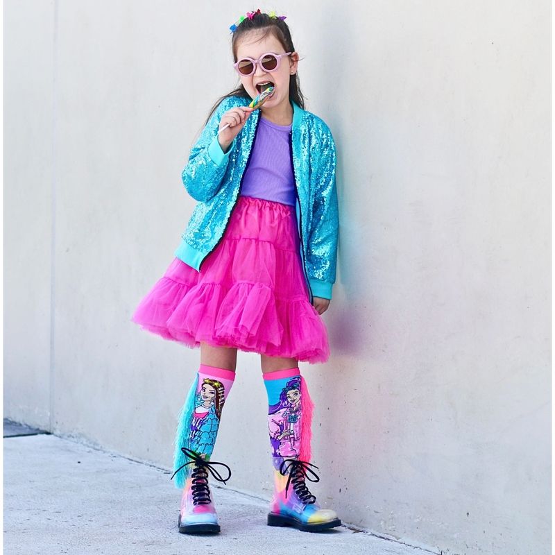 Fashion, accesorii si bijuterii - Copii - Lenjerie si pijamale copii - Sosete si dresuri copii - Sosete lungi colorate Madmia pentru fete Barbie fashionista 6-99 ani - Infinity.ro