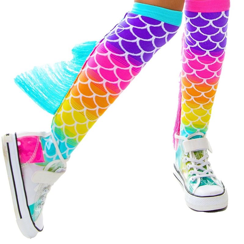 Fashion, accesorii si bijuterii - Copii - Lenjerie si pijamale copii - Sosete si dresuri copii - Sosete lungi colorate Madmia pentru fete Mermaid 6-99 ani - Infinity.ro