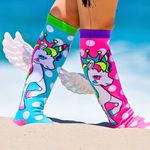 Fashion, accesorii si bijuterii - Copii - Lenjerie si pijamale copii - Sosete si dresuri copii - Sosete lungi colorate Madmia pentru fete Flying Unicorn 6-99 ani - Infinity.ro