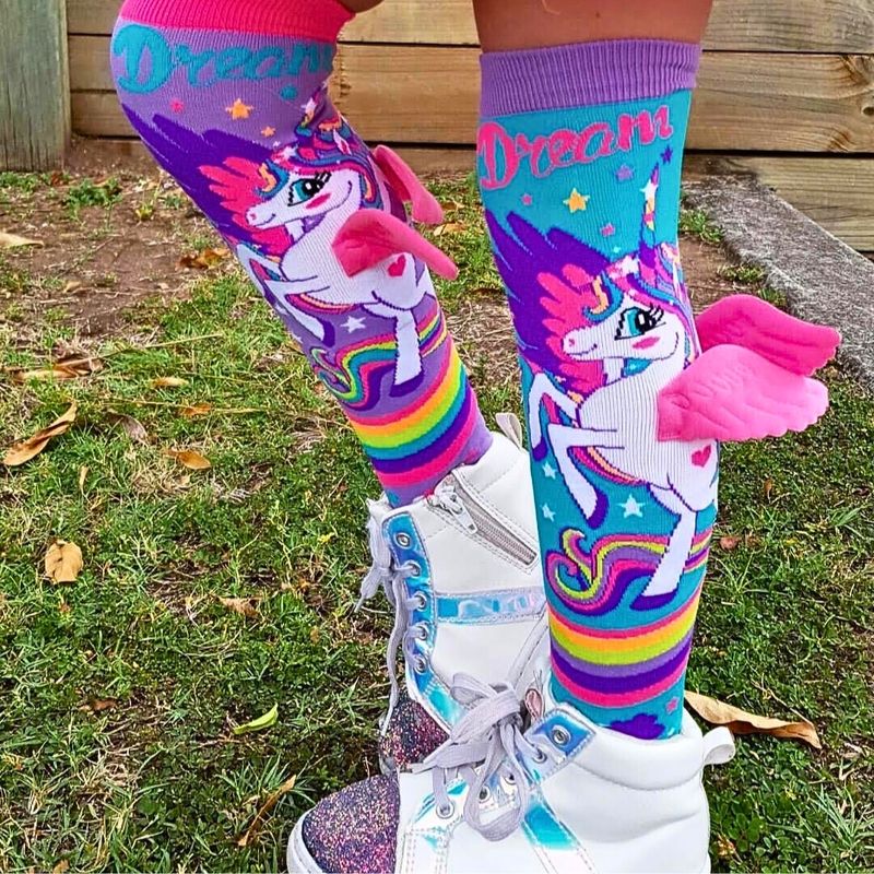 Fashion, accesorii si bijuterii - Copii - Lenjerie si pijamale copii - Sosete si dresuri copii - Sosete lungi colorate Madmia pentru fete Mini Pony 6-99 ani - Infinity.ro