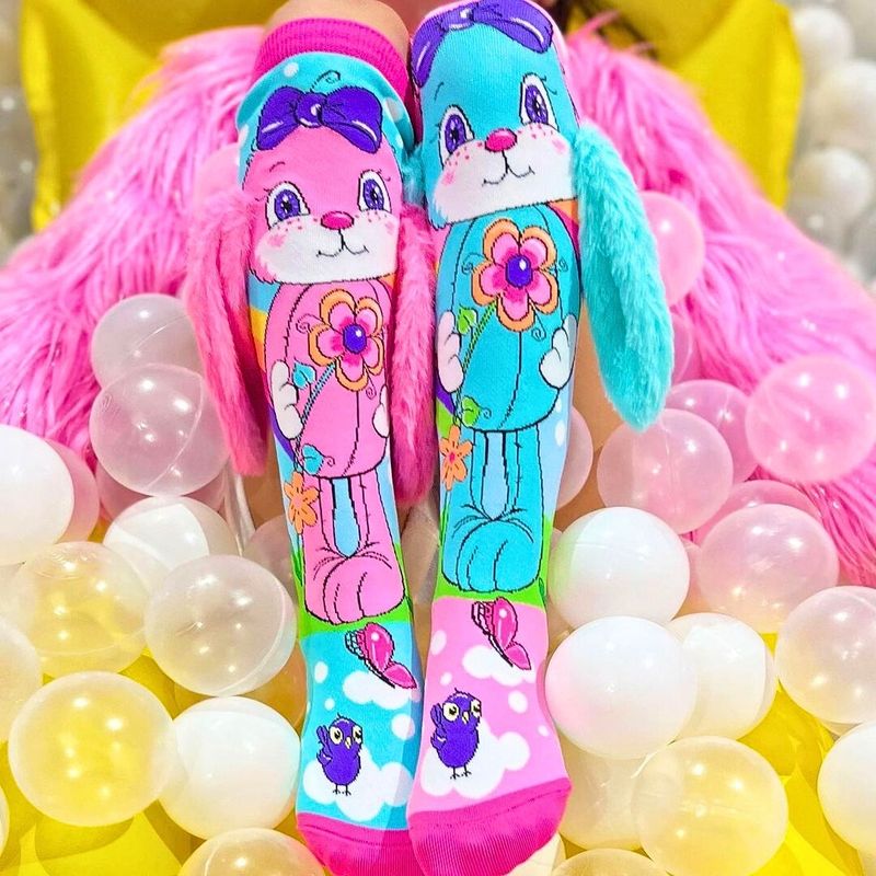 Fashion, accesorii si bijuterii - Copii - Lenjerie si pijamale copii - Sosete si dresuri copii - Sosete lungi colorate Madmia pentru fete Hunny Bunny 3-5 ani - Infinity.ro