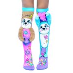 Fashion, accesorii si bijuterii - Copii - Lenjerie si pijamale copii - Sosete si dresuri copii - Sosete lungi colorate Madmia pentru fete Sloth 3-5 ani - Infinity.ro