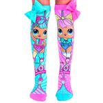 Fashion, accesorii si bijuterii - Copii - Lenjerie si pijamale copii - Sosete si dresuri copii - Sosete lungi colorate Madmia pentru fete LOL BonBon Dawn 3-5 ani - Infinity.ro