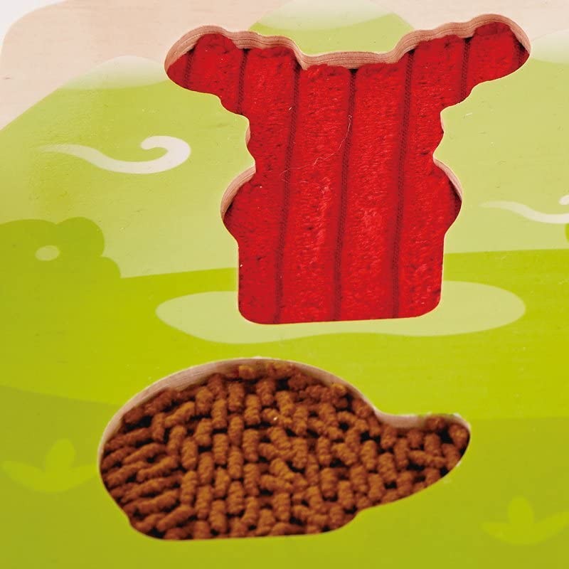 Jucarii, Copii si Bebe - Jucarii si jocuri - Jocuri si puzzle - Puzzle - Hape puzzle tactil -  animalele din padure - Infinity.ro