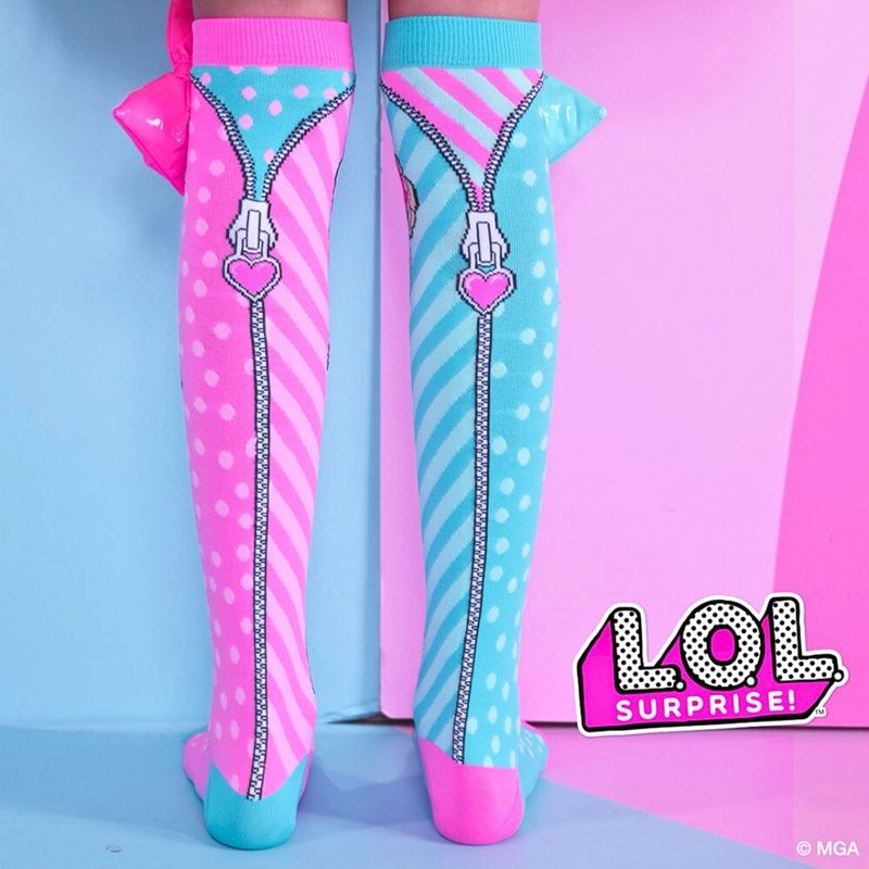 Fashion, accesorii si bijuterii - Copii - Lenjerie si pijamale copii - Sosete si dresuri copii - Sosete lungi colorate Madmia pentru fete LOL BonBon Dawn 6-99 ani - Infinity.ro