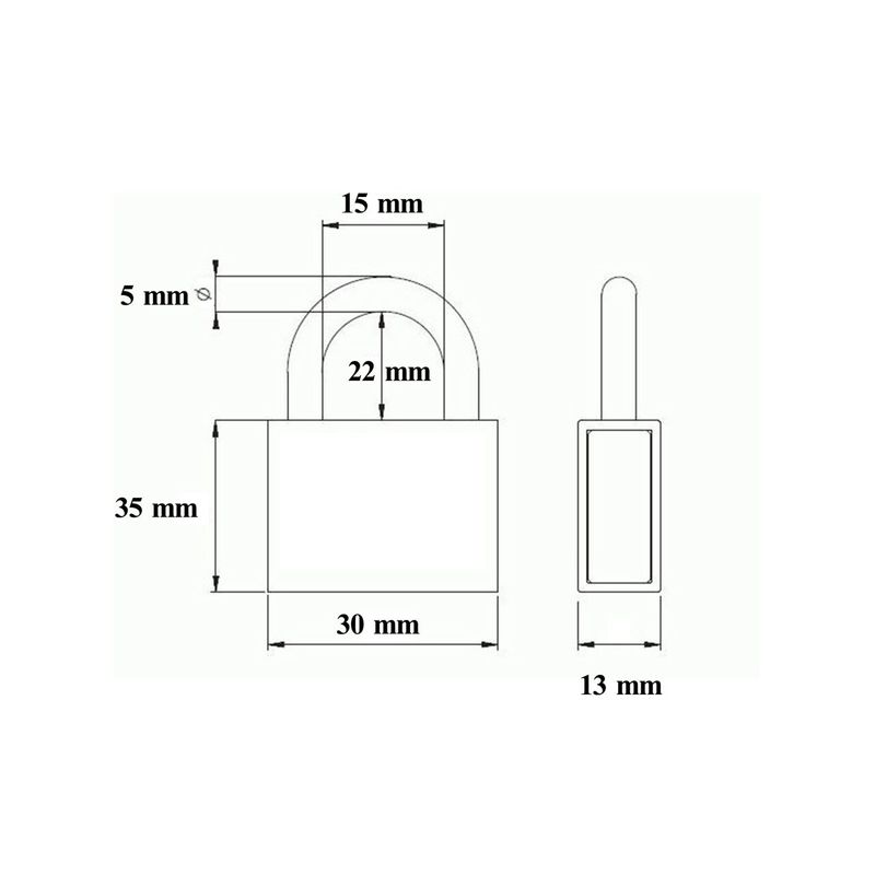 Casa si Gradina - Constructii - Feronerie si accesorii - Lacate - Lacat cu cifru 30 mm, BLOSSOM - Infinity.ro