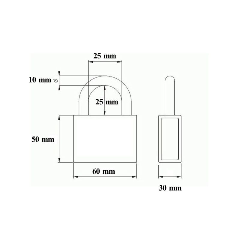 Casa si Gradina - Constructii - Feronerie si accesorii - Lacate - Lacat Profesional 60 mm, 3 chei, BLOSSOM - Infinity.ro