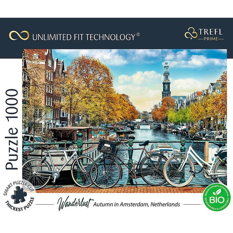 Jucarii, Copii si Bebe - Jucarii si jocuri - Jocuri si puzzle - Puzzle - Puzzle trefl uft 1000 toamna in amsterdam - Infinity.ro