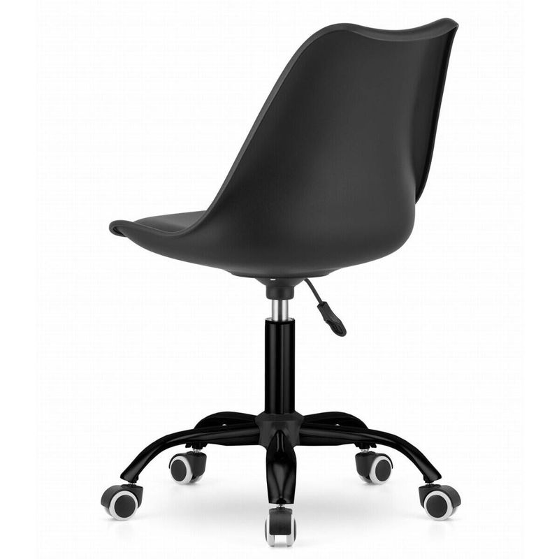 PC, gaming si accesorii - Gaming - Accesorii gaming - Scaune gaming - Scaun de birou, Artool, Andria, rotativ, PP, negru, 56.5x56.5x83.5-96 cm - Infinity.ro