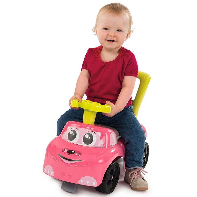 Jucarii, Copii si Bebe - Jucarii si jocuri - Jucarii de exterior - Masinute si vehicule pentru copii - Masinuta Smoby Auto, roz - Infinity.ro