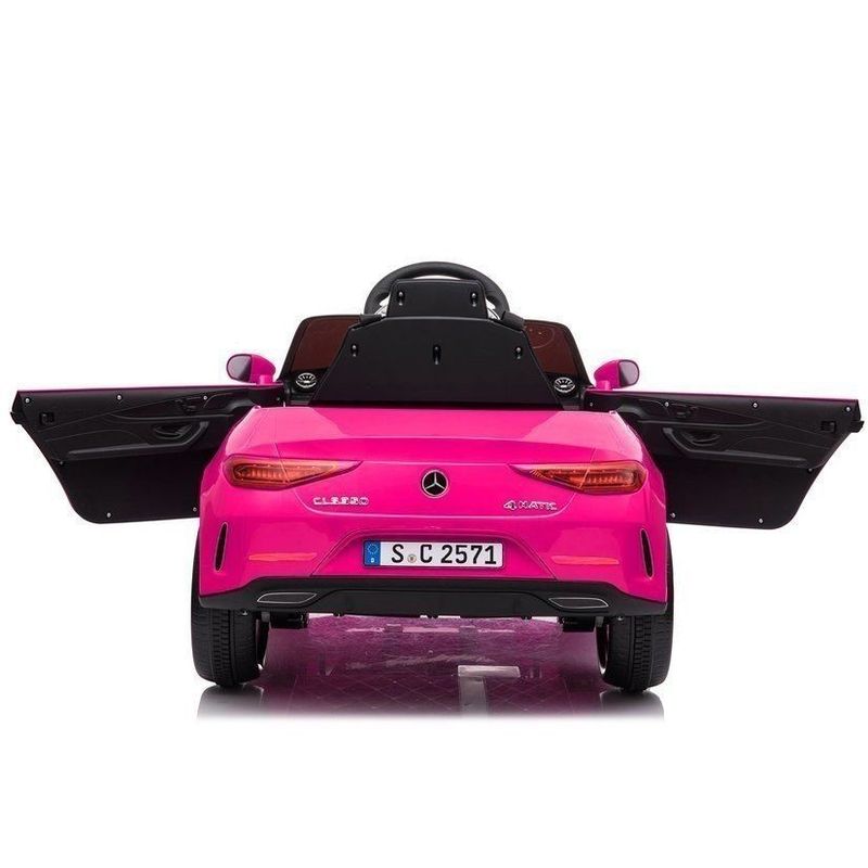 Jucarii, Copii si Bebe - Jucarii si jocuri - Jucarii de exterior - Masinute si vehicule pentru copii - Masina electrica pentru copii, Mercedes C Class, CLS 350, 2 motoare, LeanToys, 5178, roz - Infinity.ro