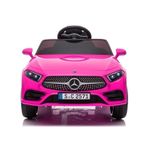 Jucarii, Copii si Bebe - Jucarii si jocuri - Jucarii de exterior - Masinute si vehicule pentru copii - Masina electrica pentru copii, Mercedes C Class, CLS 350, 2 motoare, LeanToys, 5178, roz - Infinity.ro