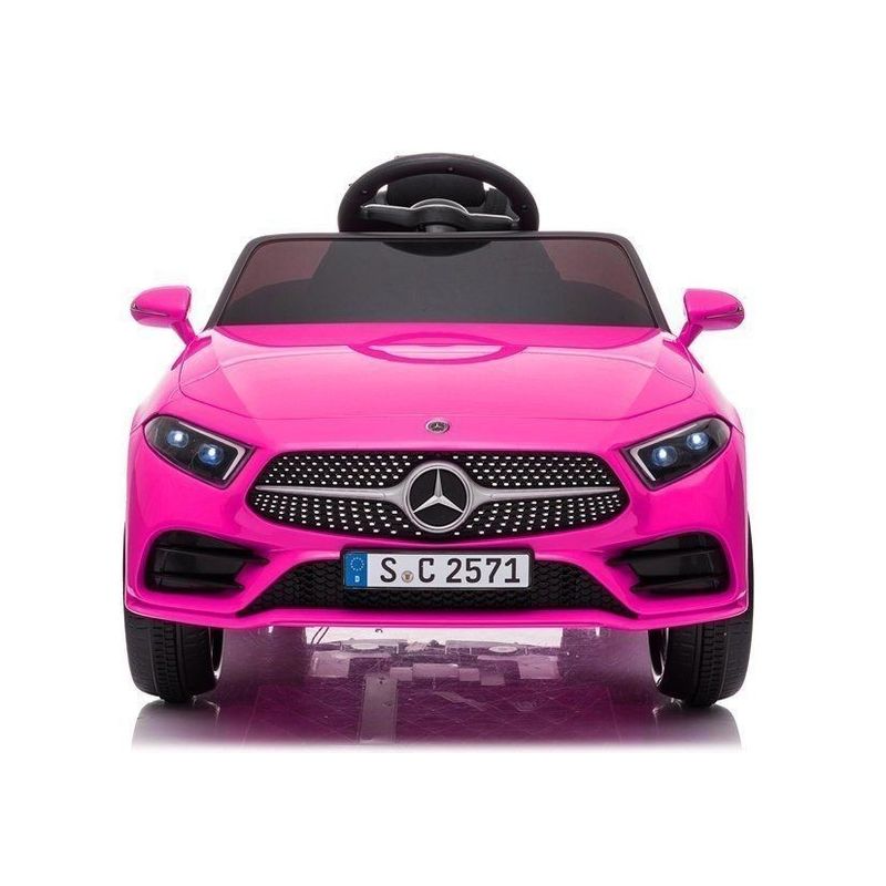 Jucarii, Copii si Bebe - Jucarii si jocuri - Jucarii de exterior - Masinute si vehicule pentru copii - Masina electrica pentru copii, Mercedes C Class, CLS 350, 2 motoare, LeanToys, 5178, roz - Infinity.ro