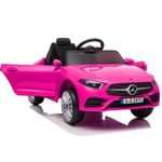 Jucarii, Copii si Bebe - Jucarii si jocuri - Jucarii de exterior - Masinute si vehicule pentru copii - Masina electrica pentru copii, Mercedes C Class, CLS 350, 2 motoare, LeanToys, 5178, roz - Infinity.ro
