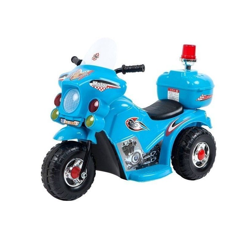 Jucarii, Copii si Bebe - Jucarii si jocuri - Jucarii de exterior - Masinute si vehicule pentru copii - Motocicleta electrica pentru copii, LL999, LeanToys, 5725, albastra - Infinity.ro