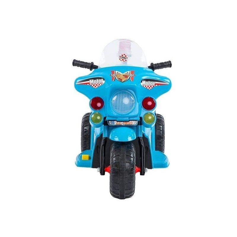 Jucarii, Copii si Bebe - Jucarii si jocuri - Jucarii de exterior - Masinute si vehicule pentru copii - Motocicleta electrica pentru copii, LL999, LeanToys, 5725, albastra - Infinity.ro