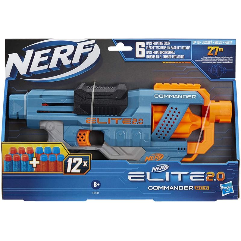 Jucarii, Copii si Bebe - Jucarii si jocuri - Jucarii de rol - Arme de jucarie - Nerf blaster 2.0 elite commander rd-6 - Infinity.ro