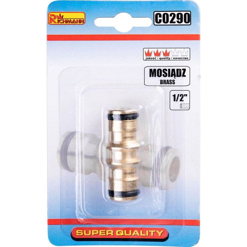 Casa si Gradina - Gradinarit si plante - Instalatii si accesorii pentru irigatii - Accesorii irigare - Adaptor, cuplaj rapid, alama, 1/2'', Richmann - Infinity.ro