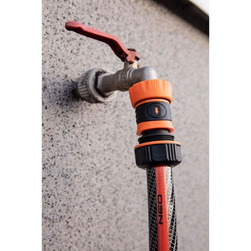 Casa si Gradina - Gradinarit si plante - Instalatii si accesorii pentru irigatii - Aparate pentru stropit gradina - Cupla rapida, cu stop, bimaterial, 1/2", NEO - Infinity.ro