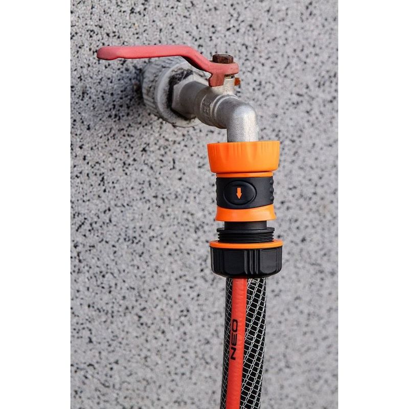 Casa si Gradina - Gradinarit si plante - Instalatii si accesorii pentru irigatii - Aparate pentru stropit gradina - Cupla rapida, cu stop, bimaterial, 1/2", NEO - Infinity.ro
