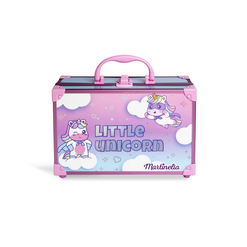 Jucarii, Copii si Bebe - Jucarii si jocuri - Jucarii de rol - Frumusete, bijuterii si accesorii fetite - MARTINELIA LITTLE UNICORN TRUSA MAKE-UP IN SERVIETA DE METAL - Infinity.ro