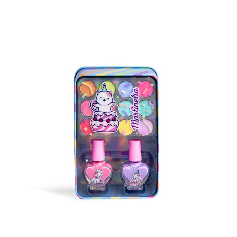 Jucarii, Copii si Bebe - Jucarii si jocuri - Jucarii de rol - Frumusete, bijuterii si accesorii fetite - MARTINELIA YUMMY TRUSA DE INFRUMUSETARE IN CUTIE METALICA - Infinity.ro