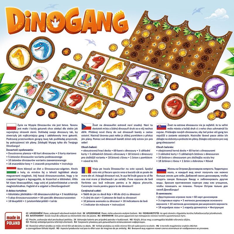 Jucarii, Copii si Bebe - Jucarii si jocuri - Jocuri si puzzle - Jocuri de societate - Joc dinogang romana - Infinity.ro