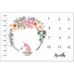 Casa si Gradina - Textile si covoare - Pături și cuverturi - Paturici copii - Noua Paturica plusata pentru fotografii 100x150 cm Drool (Model: Unicorni) - Infinity.ro