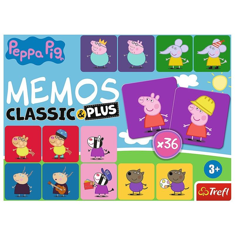 Jucarii, Copii si Bebe - Jucarii si jocuri - Jucarii & jocuri educative - Jocuri de memorie si inteligenta - Joc memos classic plus peppa pig - Infinity.ro