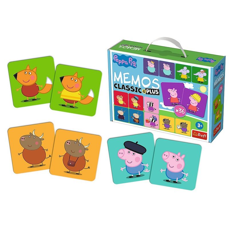 Jucarii, Copii si Bebe - Jucarii si jocuri - Jucarii & jocuri educative - Jocuri de memorie si inteligenta - Joc memos classic plus peppa pig - Infinity.ro