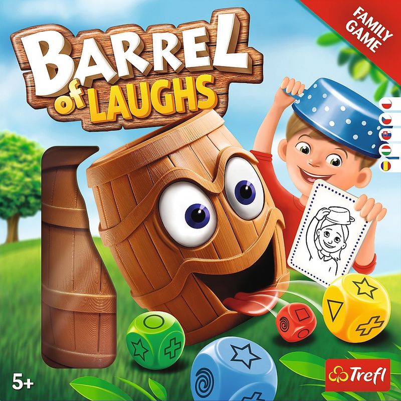 Jucarii, Copii si Bebe - Jucarii si jocuri - Jocuri si puzzle - Jocuri de societate - Joc butoiul cu hohote - Infinity.ro