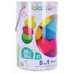 Jucarii, Copii si Bebe - Jucarii si jocuri - Jucarii bebelusi - Jucarii interactive bebelusi - Lalaboom joc de dezvoltare bebe montessori 24 piese - Infinity.ro