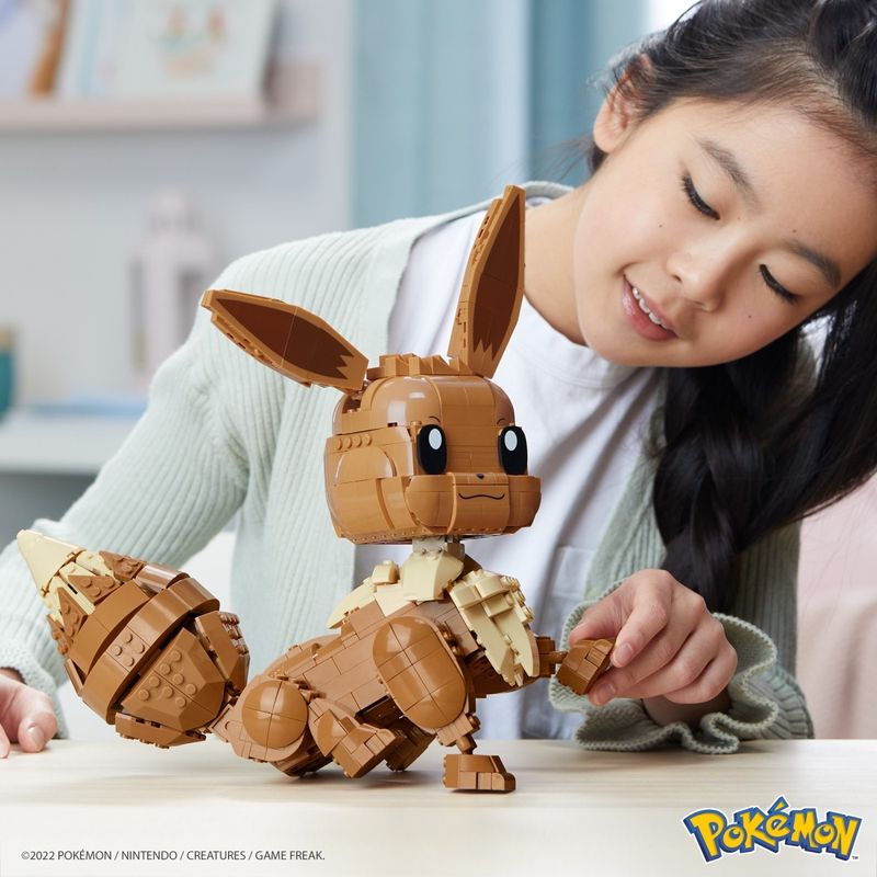 Jucarii, Copii si Bebe - Jucarii si jocuri - Seturi de constructie si cuburi - Seturi de constructie - Pokemon mega construx jumbo eevee - Infinity.ro