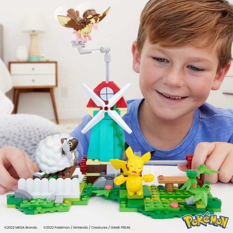 Jucarii, Copii si Bebe - Jucarii si jocuri - Seturi de constructie si cuburi - Seturi de constructie - Pokemon mega moara de vant de la tara - Infinity.ro