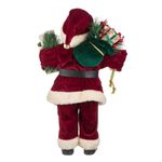 Casa si Gradina - Decoratiuni - Decoratiuni de sezon - Figurina decorativa craciun, mos craciun, 45cm, culoare bordo, poliester - Infinity.ro