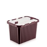 Casa si Gradina - Mobilier - Organizare si depozitare - Cutii depozitare - Cutie depozitare 16 L cu, capac incorporat, din plastic color - Infinity.ro